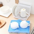 thumbnail image 4 of 2Pcs Dish Drying Rack 180-Degree Opening Foldable Storage Draining Stand Cutlery Holder for Dish Spoons Forks, 4 of 10