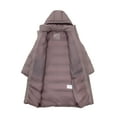 thumbnail image 5 of Rokka&Rolla Women's Below The Knee Puffer Coat Seamless Parka Jacket, 5 of 12