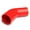 Red, variant on DNA Motoring SH-15-45-BK-RD 1.5" 4-PLY 45 DEGREE ELBOW TURBO/INTAKE PIPING SILICONE COUPLER HOSE BLACK/RED