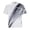 Grey, variant on T Shirts for Man Foreign Trade Mens Short Sleeve Crew Neck Gradient Pattern 3D Printed Loose Casual Summer Street Daily Men's T-Shirts Blue XL