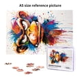 thumbnail image 6 of 1000 PCS Angry Monkey Graffiti 1000 Piece Vibrant Jigsaw Puzzle,Wonderful Imagination,Characterized By Exquisite And Colorful Illustrations,Depicting An Angry Monkey,Funny Animal Wooden Puzzle, 6 of 6