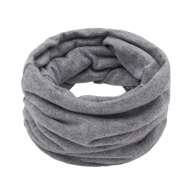 Transemion Lightweight And Portable Loop Scarf Unisex Fashionable And Versatile Soft And Breathable Multiple Grey