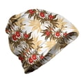 thumbnail image 1 of Floral Unisex Beanie, Exotic Climbing Ivy, Hiking Outdoors, Brown Sand Brown Red, by Ambesonne, 1 of 1