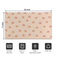 thumbnail image 5 of Rainbow Vivid Elegant Modern Door Mat Decorations Retro Welcome Mat for Entry Floor Mat Set Living Room Bedroom Bathroom Crystal Velvet 30x17 Inches, 5 of 7