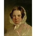 thumbnail image 2 of Friedrich von Amerling 12x14 Gold Ornate Wood Frame and Double Matted Museum Art Print Titled - Women's Portrait (1830-1840), 2 of 4