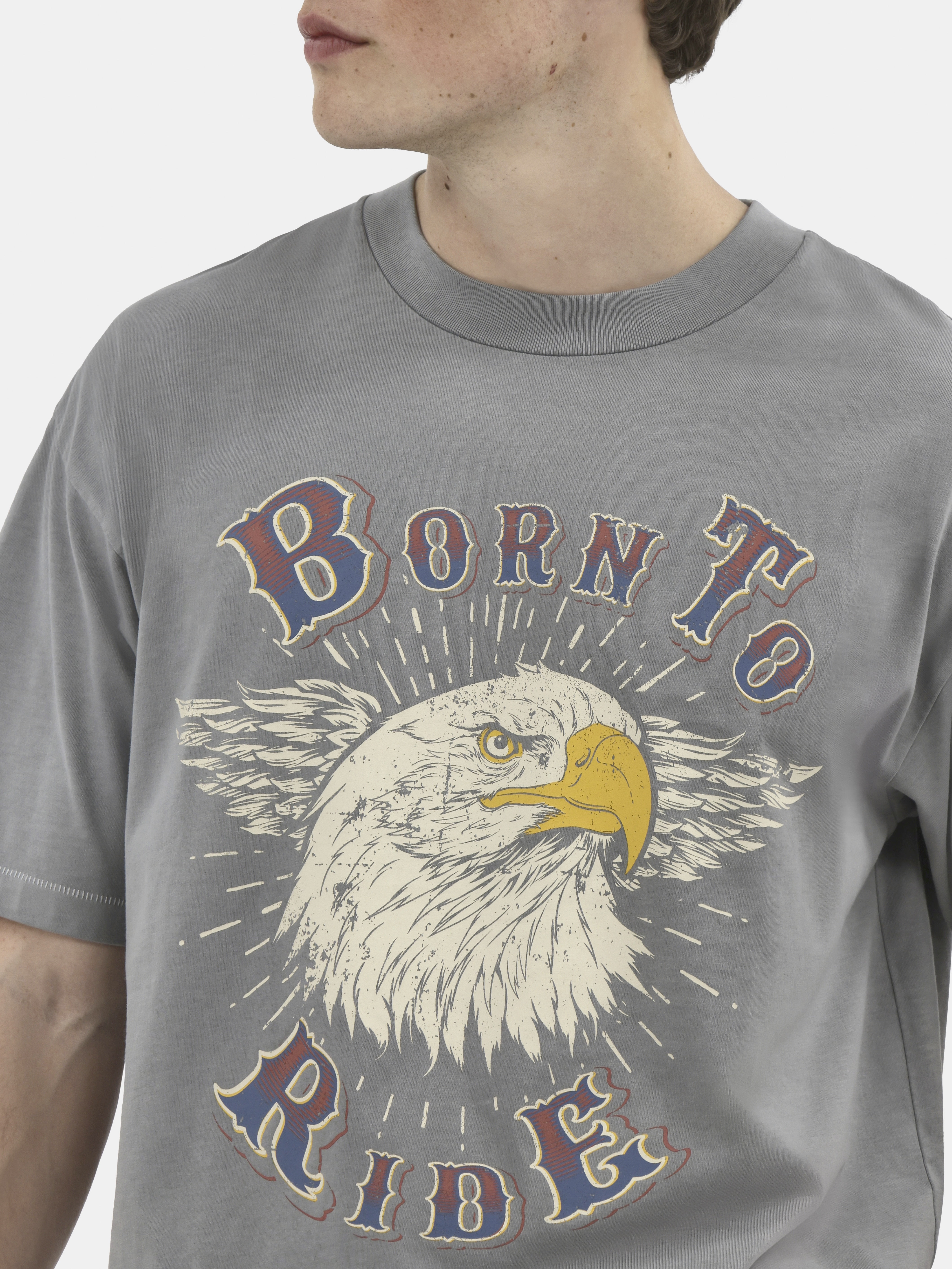 No Boundaries Graphic Crop Tee, Men's and Big Men's XS-5XL