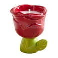 thumbnail image 2 of Rose Scented Flower Shaped Soy Candle in Ceramic Jar - 3x3in, Multi-Color, Home Decor & Gift Idea, 2 of 6