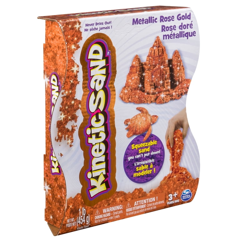 Kinetic Sand, Shimmering Metallic Gold 1lb Pack, for Ages 3 and Up