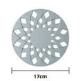 thumbnail image 6 of Ludlz Silicone Pot Mat Hollow High Temperature Resistant Dishwasher Safe Non-slip Heat Insulation Round Cup Dish Holder Table Placemat Kitchen Supplies, 6 of 8