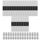 thumbnail image 1 of Tubos de bálsamo labial recargables, 30 unidades de brillo de labios vacío, soporte de lápiz labial recargable, contenedores de brillo de labios multifuncionales, 1 of 5