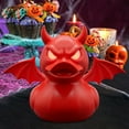 thumbnail image 4 of Dserhfy Demon Duck Figurine 3D Printed Devil Duck with Red Horns Bat Wings Halloween Gothic Collectible Statue Desktop Home Decor for Teens Adults, 4 of 8