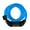 Blue, variant on Bicycle lock electric vehicle five-digit password lock mountain bike bar wire ring lock anti-theft riding equipment- Bicycle Chain Flexible Steel Security Cable Lock