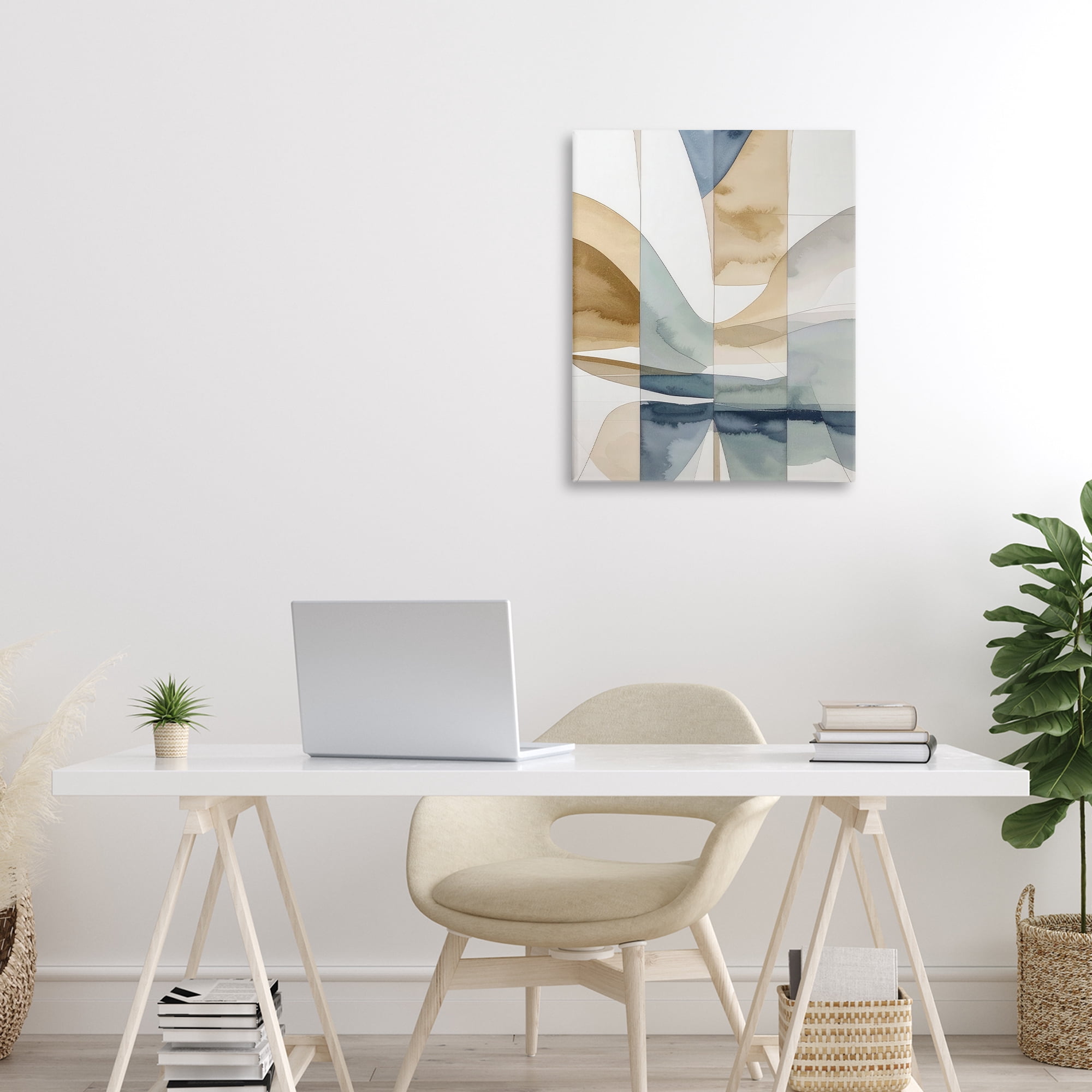 Stupell Industries Geographic Fluid Abstraction Canvas Wall Art, design by Alonza Saunders