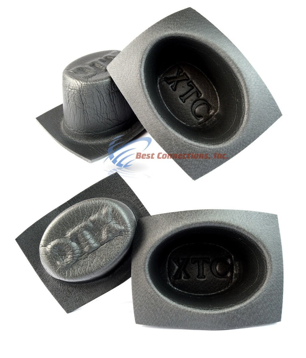 6x9" Oval Large Frame Acoustic Foam Car Baffles 2 Pairs 4 Pcs VXT69