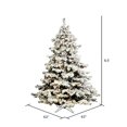 thumbnail image 3 of Vickerman A806368 6.5  x 62   Flocked Alaskan Tree 600Mu-G50, 3 of 3