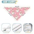 thumbnail image 6 of Dog Bandana 2 Pack,Pink Christmas Santa Pattern Bandanas for Dogs,Cat Bandana,Small/ Large Dog Bandana 2 Size,Dog Bandanas Girl Boy, 6 of 6