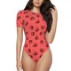 thumbnail image 1 of Balery Ladybugs On Red Polka Dot Body de cuello redondo de manga corta para mujer Tops de manga corta Tops básicos-XX-Large, 1 of 7