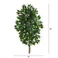 thumbnail image 2 of Nearly Natural 4' Single Ficus Artificial Tree (Pot Not Included), 2 of 3