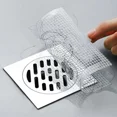 thumbnail image 2 of Disposable Mesh Drain Hair Catcher for Shower and Sink, Glass Fiber Viscose, 10 Pcs, 2 of 6