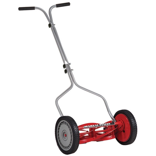 American Lawn Mower Company 1304 14 14 Inch 5 Blade Push Reel Lawn Mower Silver 14 Inch 5 Blade