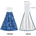 thumbnail image 4 of Coolnut Ripe Juicy Blueberry Kitchen Towels Set of 2, Hanging Hand Towels with Loop Soft Absorbent Durable for Bathroom Kitchen Decor Washcloth Gift, 4 of 7