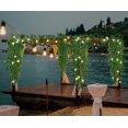 thumbnail image 3 of 2 Pack Artificial Ivy Vines with LED String Light Leaf Wall Fake Vines Leaves Plants Greenery Garland Hanging Plant Vine for Room Garden Office Wedding Wall Decor, 3 of 5