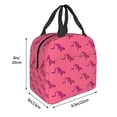 thumbnail image 3 of Easygdp Leopard Print Bolsa Térmica Premium - Tela Oxford Impermeable, Gran Capacidad, Bolsillo Frontal, Unisex para Trabajo, Escuela, Actividades al Aire Libre y Picnics, 3 of 8