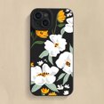 thumbnail image 3 of Funda de silicona con diseño floral de lujo para iPhone 16, 15, 14 Plus, 13 Pro Max, 12, 11, X, XS, XR, 7, 8, 16 Plus, SE, funda suave a prueba de golpes, 3 of 5