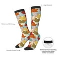 thumbnail image 4 of KLL Fall Maple Leaves Print Cool Socks Men's Women's Crew Socks Funny Crazy Novelty Stockings, 4 of 6