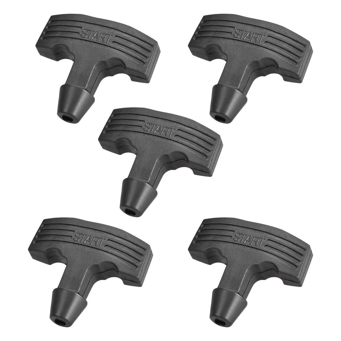 Uxcell Black Recoil Handle Pull Starter Replacement Rubber 5Pcs for