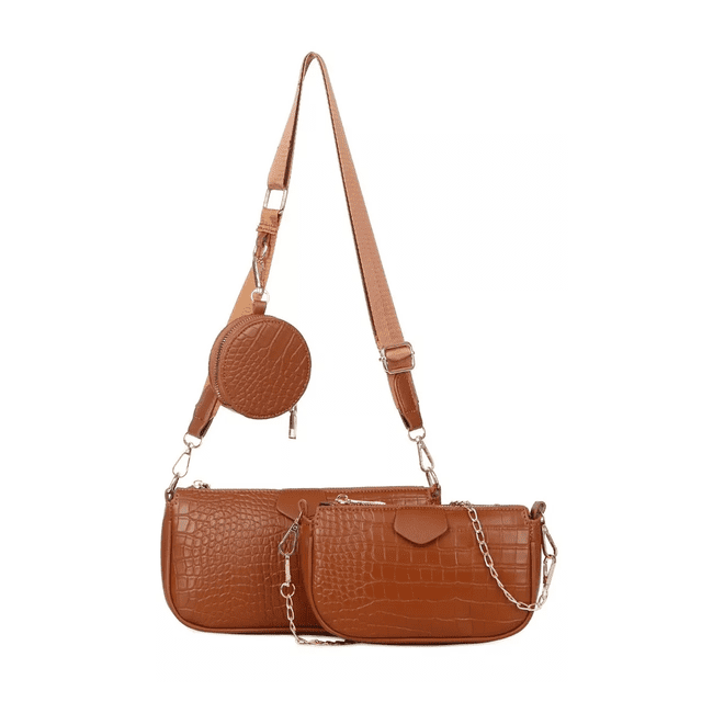 Bolsa Bandolera Malubero Crossbody Marron 3 En 1