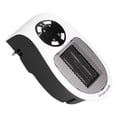 thumbnail image 3 of Calentador eléctrico portátil de pared de 500 W en blanco y negro, minicalentador eléctrico para el hogar, 3 of 15