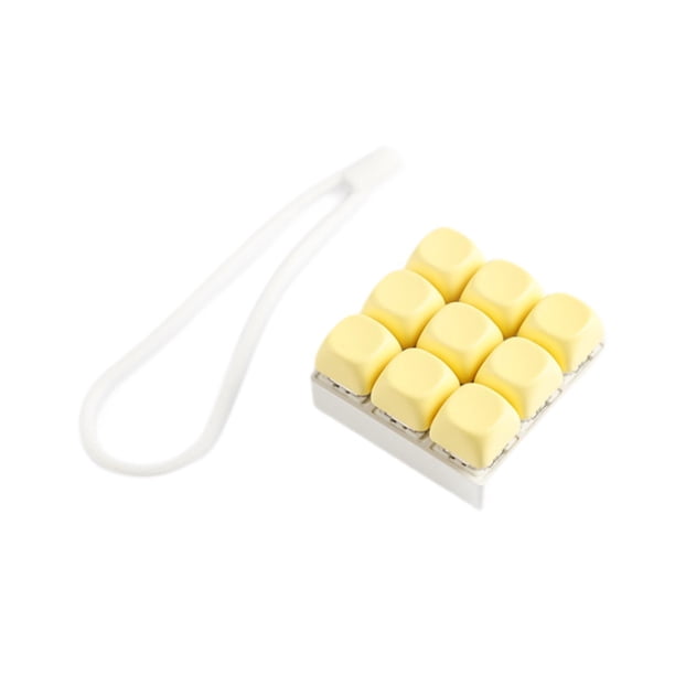 Llavero antiestrés con forma de teclado, regalo ideal para adultos. Divertido y práctico. D