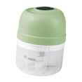 thumbnail image 2 of Mini picadora eléctrica de ajo, machacador de ajo eléctrico, procesador de alimentos para bebés, utensilio de cocina, procesador de carne y nueces par verde, 2 of 9