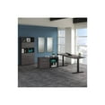 thumbnail image 4 of BBF Office 500 - Table avec Bibliothèque à 5 Tablettes, Armoire de Rangement Basse - Rectangulaire - Gris Orage, 4 of 9