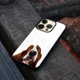 thumbnail image 4 of FINCIBO Soft Rubber Protector Cover Case for Apple iPhone 14 Pro 6.1" 2022, Basset Hound Dog, 4 of 5