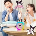 thumbnail image 3 of Cartoon Mini Portable Bluetooth Speaker with Dual Microphones Karaoke Night Light (Pink Hello Kitty), 3 of 4