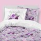 thumbnail image 1 of Juego de Cama Infantil Personalizado Floral Morado (Funda nórdica o edredón), 1 of 5