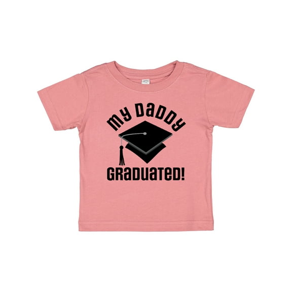 Inktastic My Daddy Graduated College Graduate Boys or Girls Baby T-Shirt