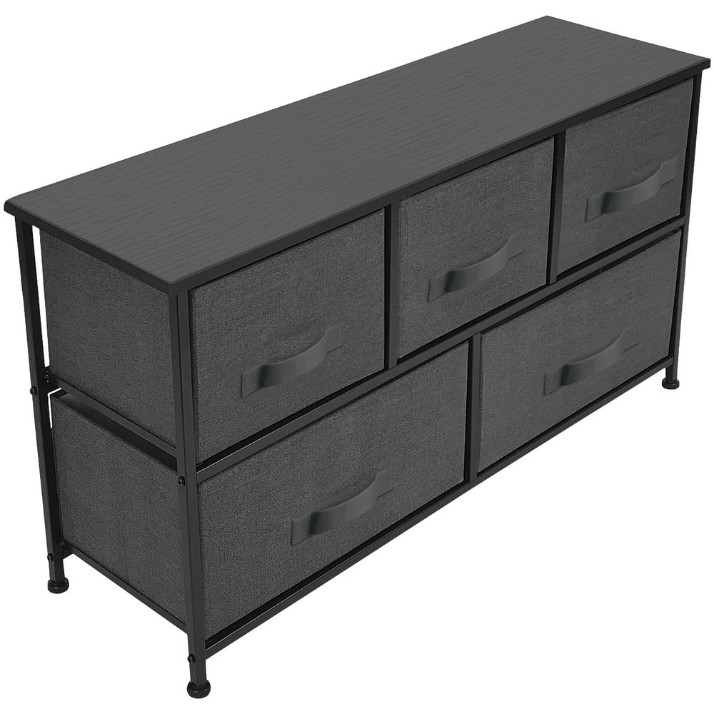 Storage Cube Dresser Black