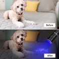 thumbnail image 3 of Black Light Fashlite, 2 piezas UV Linterna de luz negra de mano Mini detector de linternas para orina y manchas de mascotas, 3 of 4