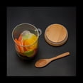 thumbnail image 3 of Tarros de Vidrio HerméTicos con Tapas de Bambú y Cucharas de Bambú: Recipientes de Vidrio Duraderos y Decorativos para Frijoles, Té, AzúCar, Nueces, 3 of 6