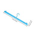 thumbnail image 2 of KALLORY 2Pcs Space Saving Plastic Hangers Lightweight Foldable Design for Rv Trips and Camping, 2 of 8