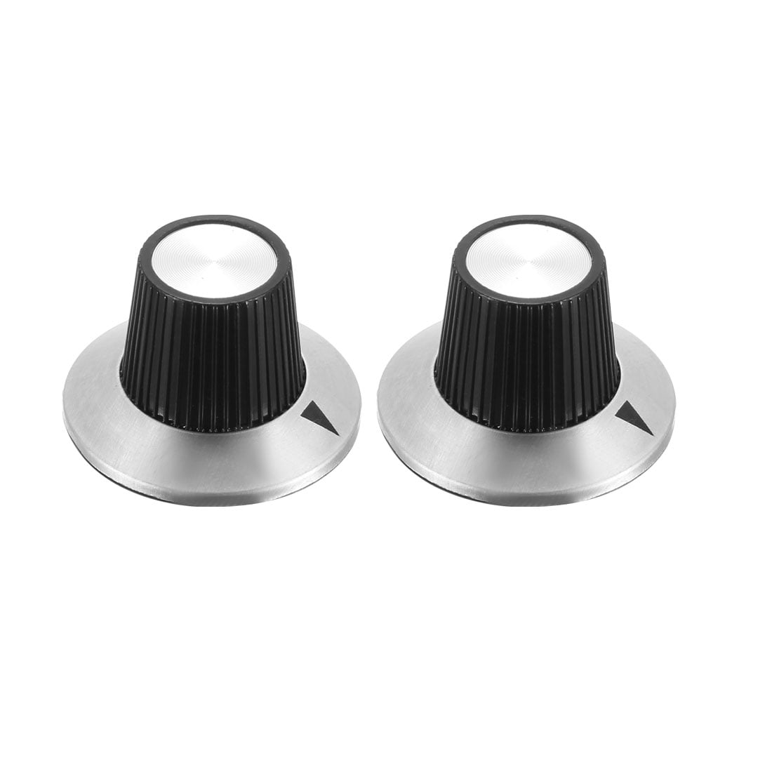 Uxcell 2Pcs Speaker Control Knob 29x18mm Arrow Indication Knob Cap