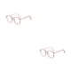 thumbnail image 2 of Jumpingount TR90 Montura de gafas Anti-Blue Protect Lentes Gafas Cómodas Cuidado de la visión Salud Lectura Gafas decorativas Marco rosa claro 2piezas, 2 of 6