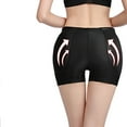thumbnail image 4 of cfhntfmh Womens Seamless Shapewear Panties with Butt Pad Stretch Mid Waisted Slimming Body Shaper Shorts, 4 of 4
