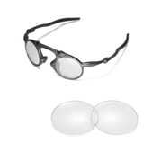Walleva Clear Replacement Lenses for Oakley Madman Sunglasses