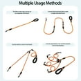 thumbnail image 7 of ASDIIT Anti-Tangle Multi-Head Dog Leash Black Nylon Rope Double-Head Extended Pet Traction Rope for Any Dog Outdoor Walk, 7 of 7