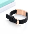 thumbnail image 5 of Personalize Men's Adjustable Leather Bracelet Urn Locket Funeral Bracelet for Cremation Ashes Jewelry, 5 of 6