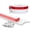 Whtie, variant on Garage Door Seal Top and Sides - 20 Ft Garage Door Weather Stripping Side Seal, Heavy Duty Weatherproof TPE, Insulates, Prevents Drafts, Easy Installation for Homeowners and DIYers
